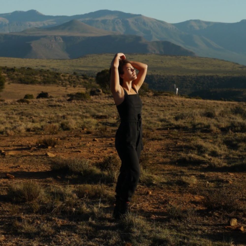 & Other Stories Black Jumpsuit Overall